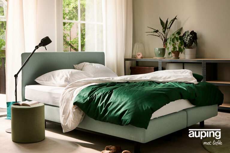 Auping Original boxspring_groene stoffering