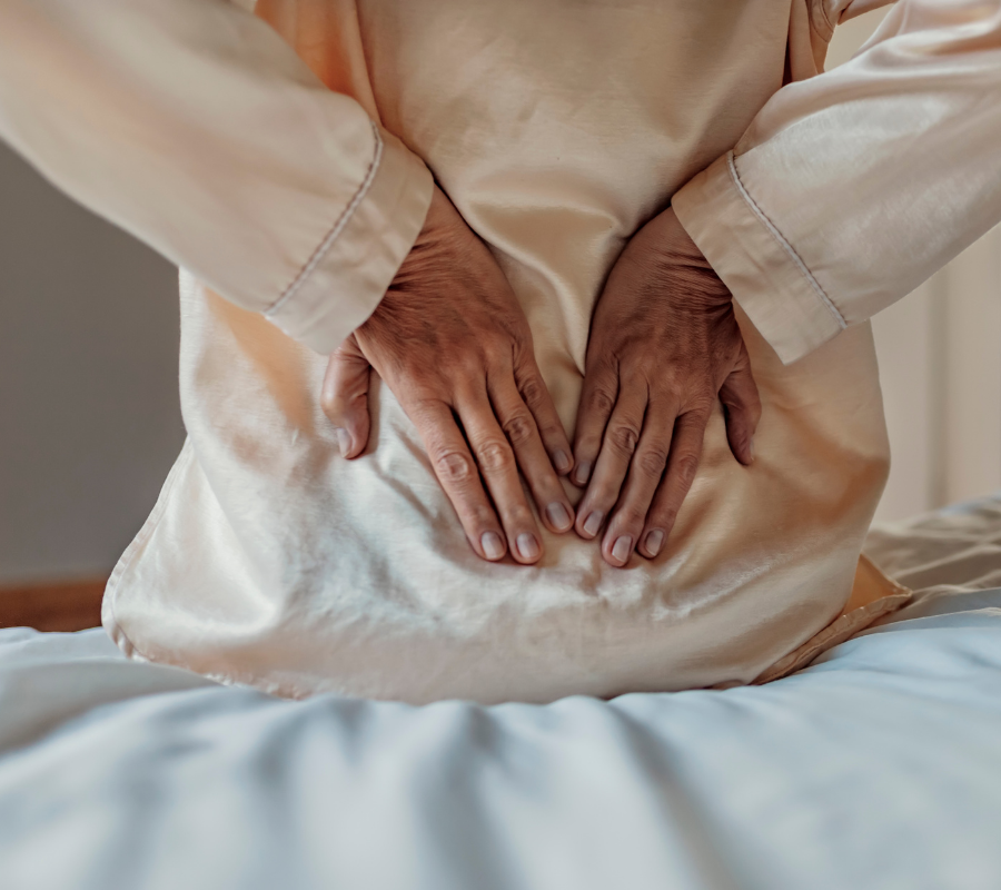 Stockphoto pijnlijke rug_na slapen