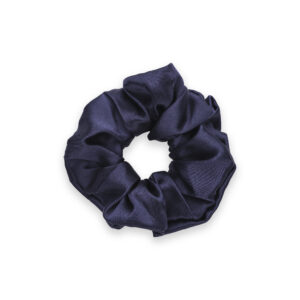 Emily’s Pillow zijden scrunchie L – donkerblauw