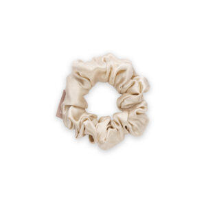 Emily’s Pillow zijden scrunchie M – champagne