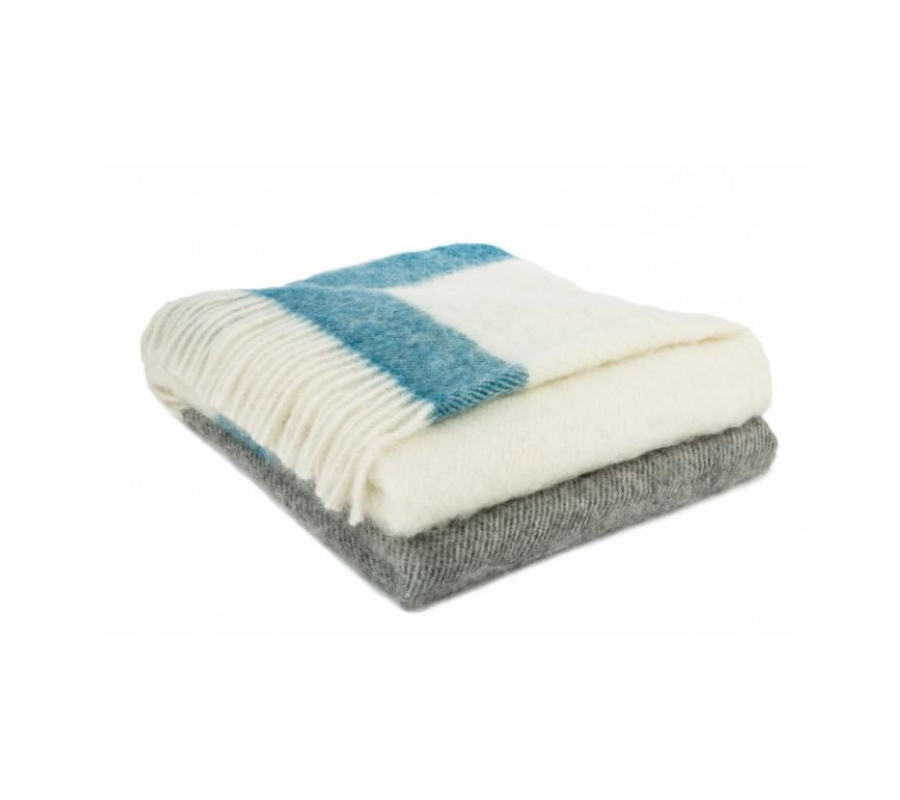 Brun de Vian Tiran plaid Lima – 140×180 – alpacawol