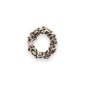 Emily’s Pillow zijden scrunchie S – leopard