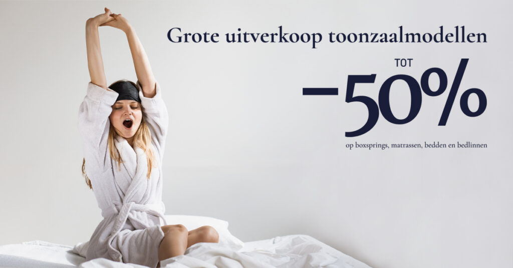 Grote uitverkoop toonzaalmodellen