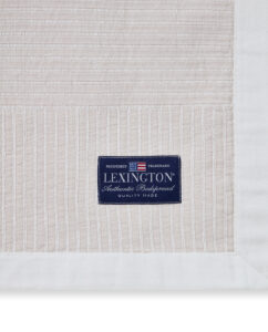 Lexington bedsprei – 260×240 – Striped checked