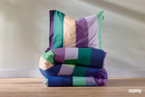 Auping_SS26_Bedlinen_Dessin_Color fever purple_Stapel