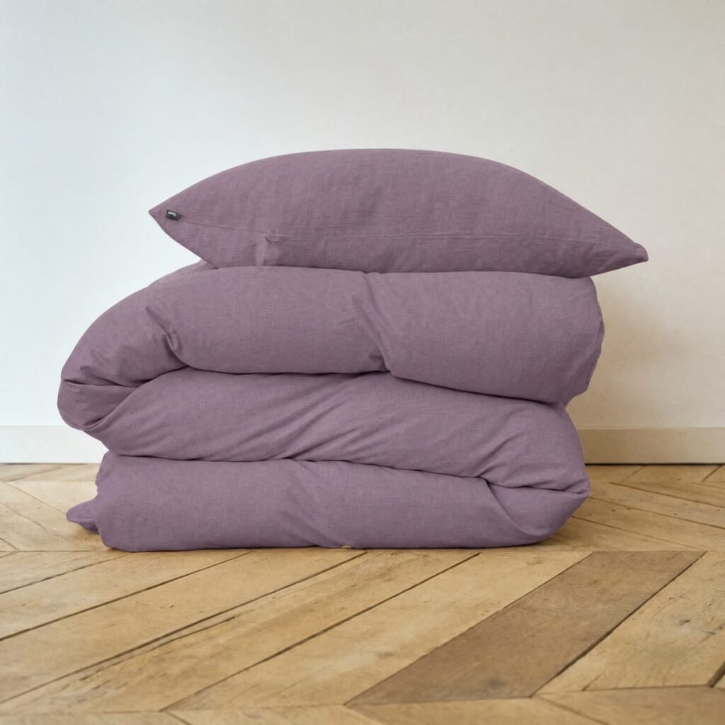 Auping dekbedovertrek – 260×220 – Chambray plum – incl. slopen 60×70
