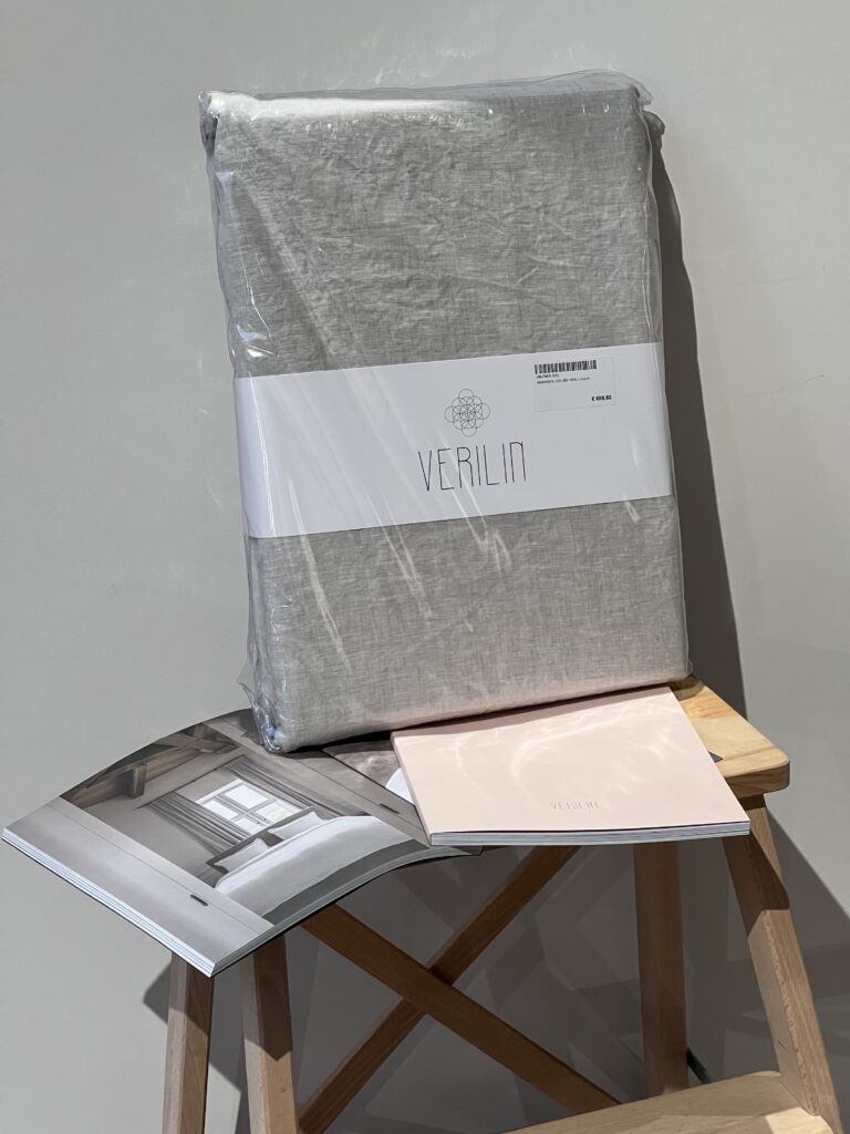 Verilin dekbedovertrek – 280×240 – crushed linnen – Grey