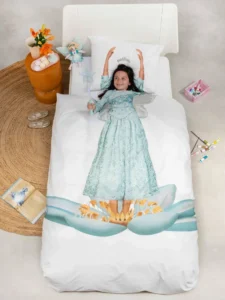 Snurk dekbedovertrek – 140×200/220 – Efteling waterlelies – incl. kussensloop 60×70
