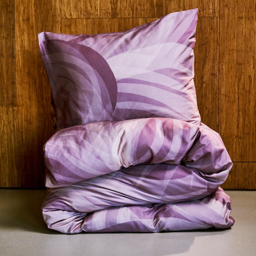 Auping dekbedovertrek – 240×220 – Mauve twists – incl. slopen 60×70