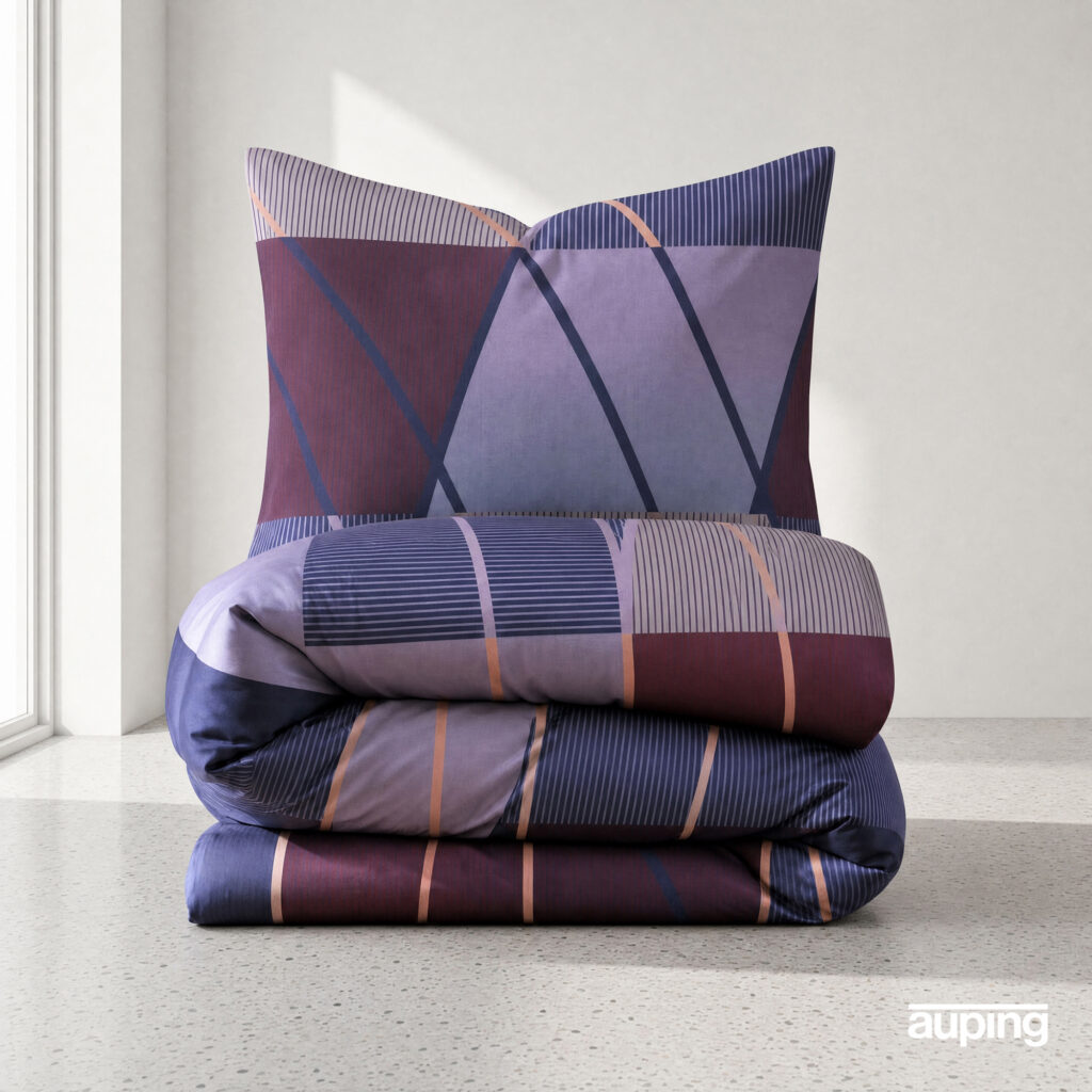 Auping dekbedovertrek - 260x220 - Arc burgundy - incl. slopen 60x70
