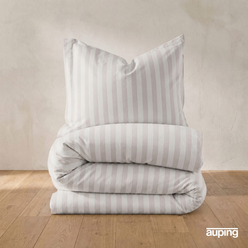 Auping kussenslopen - 40×60 (set) - Cotton stripe white