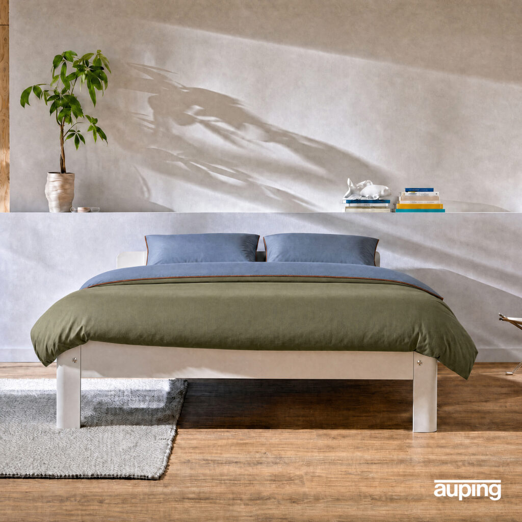 Auping dekbedovertrek - 260x220 - Outline green - incl. slopen 60x70
