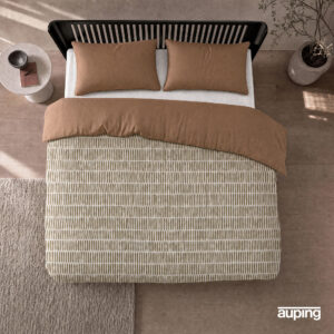 Auping dekbedovertrek – 240×220 – Brush brown – incl. slopen 60×70